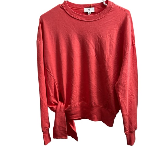 AG Adriano Goldschmied Kylan Sweatshirt Coral in Small - oversized NWT - Picture 5 of 13